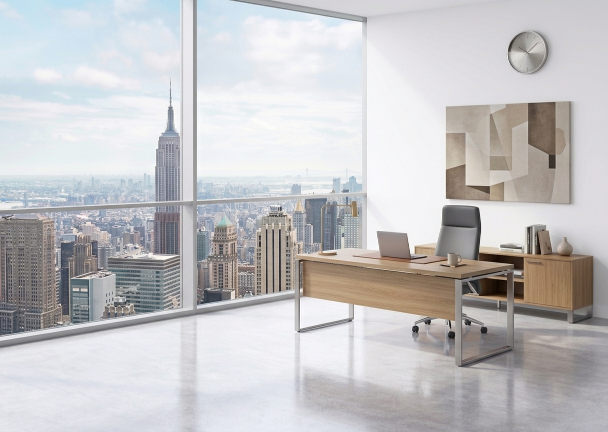 Meeting room, curtain walling